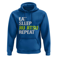 Eat Sleep Jiu Jitsu Repeat Hoodie Cool JiuJitsu BJJ - Wonder Print Shop