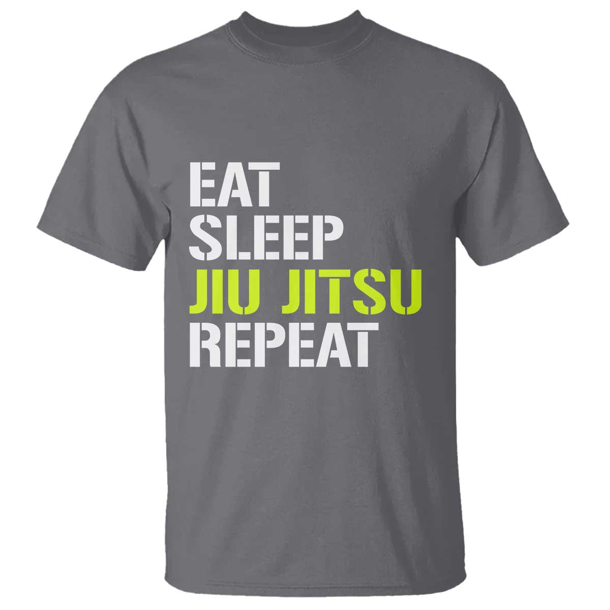 Eat Sleep Jiu Jitsu Repeat T Shirt Cool JiuJitsu BJJ - Wonder Print Shop
