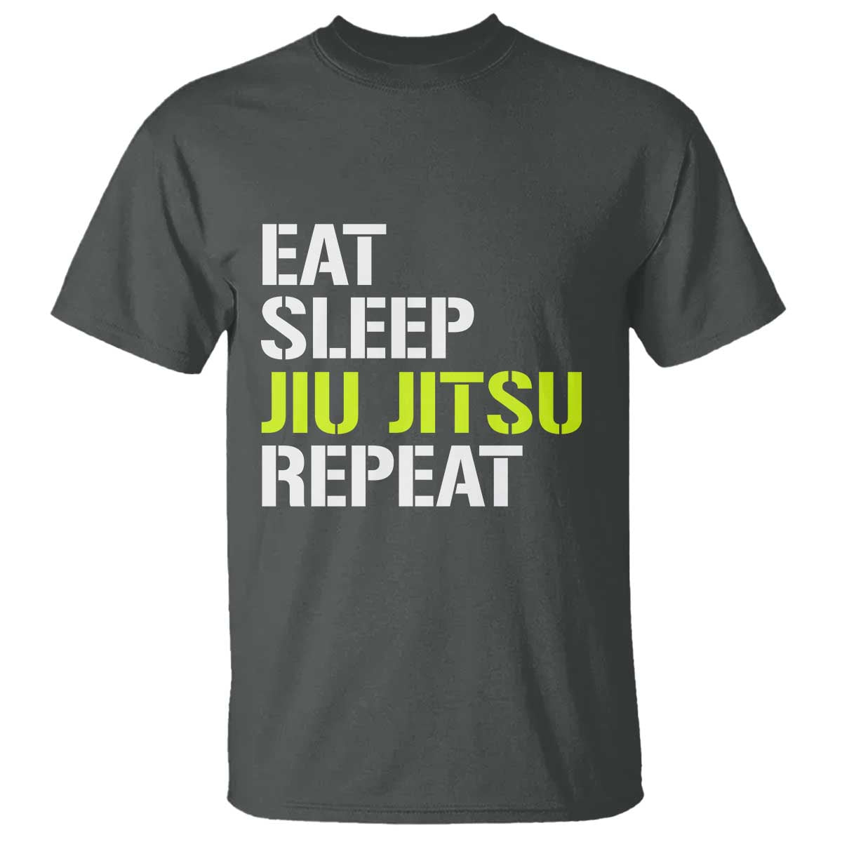 Eat Sleep Jiu Jitsu Repeat T Shirt Cool JiuJitsu BJJ - Wonder Print Shop