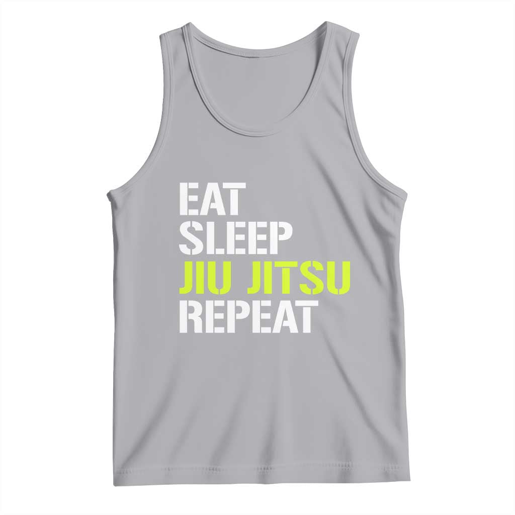 Eat Sleep Jiu Jitsu Repeat Tank Top Cool JiuJitsu BJJ - Wonder Print Shop