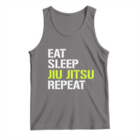 Eat Sleep Jiu Jitsu Repeat Tank Top Cool JiuJitsu BJJ - Wonder Print Shop
