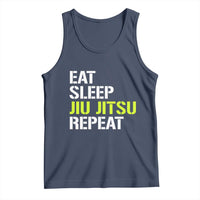 Eat Sleep Jiu Jitsu Repeat Tank Top Cool JiuJitsu BJJ - Wonder Print Shop