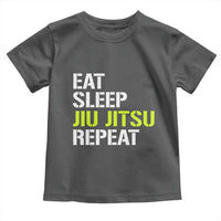 Eat Sleep Jiu Jitsu Repeat Toddler T Shirt Cool JiuJitsu BJJ - Wonder Print Shop