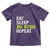 Eat Sleep Jiu Jitsu Repeat Toddler T Shirt Cool JiuJitsu BJJ - Wonder Print Shop