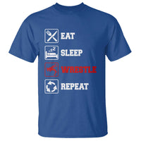 Eat Sleep Wrestle Repeat T Shirt Funny Wrestling Gym - Wonder Print Shop