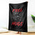 Free Hugs Wrestling Throw Blanket Funny Luchador Mexican Wrestler - Wonder Print Shop