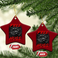 Free Hugs Wrestling Ceramic Ornament Funny Luchador Mexican Wrestler - Wonder Print Shop