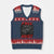Free Hugs Wrestling V-Neck Knit Sweater Vest Funny Luchador Mexican Wrestler - Wonder Print Shop