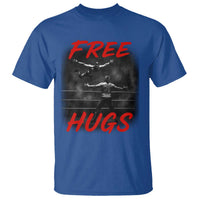 Free Hugs Wrestling T Shirt Funny Luchador Mexican Wrestler - Wonder Print Shop