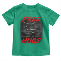 Free Hugs Wrestling Toddler T Shirt Funny Luchador Mexican Wrestler - Wonder Print Shop