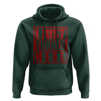 I Just Turned Heel Hoodie Pro Wrestling Retro Distressed - Wonder Print Shop