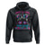 Just A Girl Who Loves Wrestling Hoodie Funny Wrestle Lover Wrestler Messy Bun - Wonder Print Shop