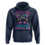 Just A Girl Who Loves Wrestling Hoodie Funny Wrestle Lover Wrestler Messy Bun - Wonder Print Shop