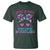 Just A Girl Who Loves Wrestling T Shirt Funny Wrestle Lover Wrestler Messy Bun - Wonder Print Shop