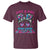 Just A Girl Who Loves Wrestling T Shirt Funny Wrestle Lover Wrestler Messy Bun - Wonder Print Shop
