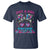 Just A Girl Who Loves Wrestling T Shirt Funny Wrestle Lover Wrestler Messy Bun - Wonder Print Shop