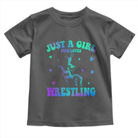 Just A Girl Who Loves Wrestling Toddler T Shirt Funny Wrestle Lover Wrestler - Wonder Print Shop