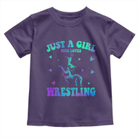Just A Girl Who Loves Wrestling Toddler T Shirt Funny Wrestle Lover Wrestler - Wonder Print Shop