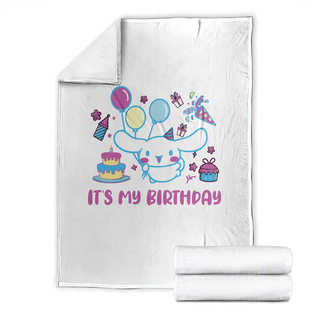 Its My Birthday Throw Blanket Girl Party Funny Bday Family Party