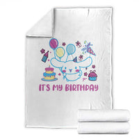 Its My Birthday Throw Blanket Girl Party Funny Bday Family Party