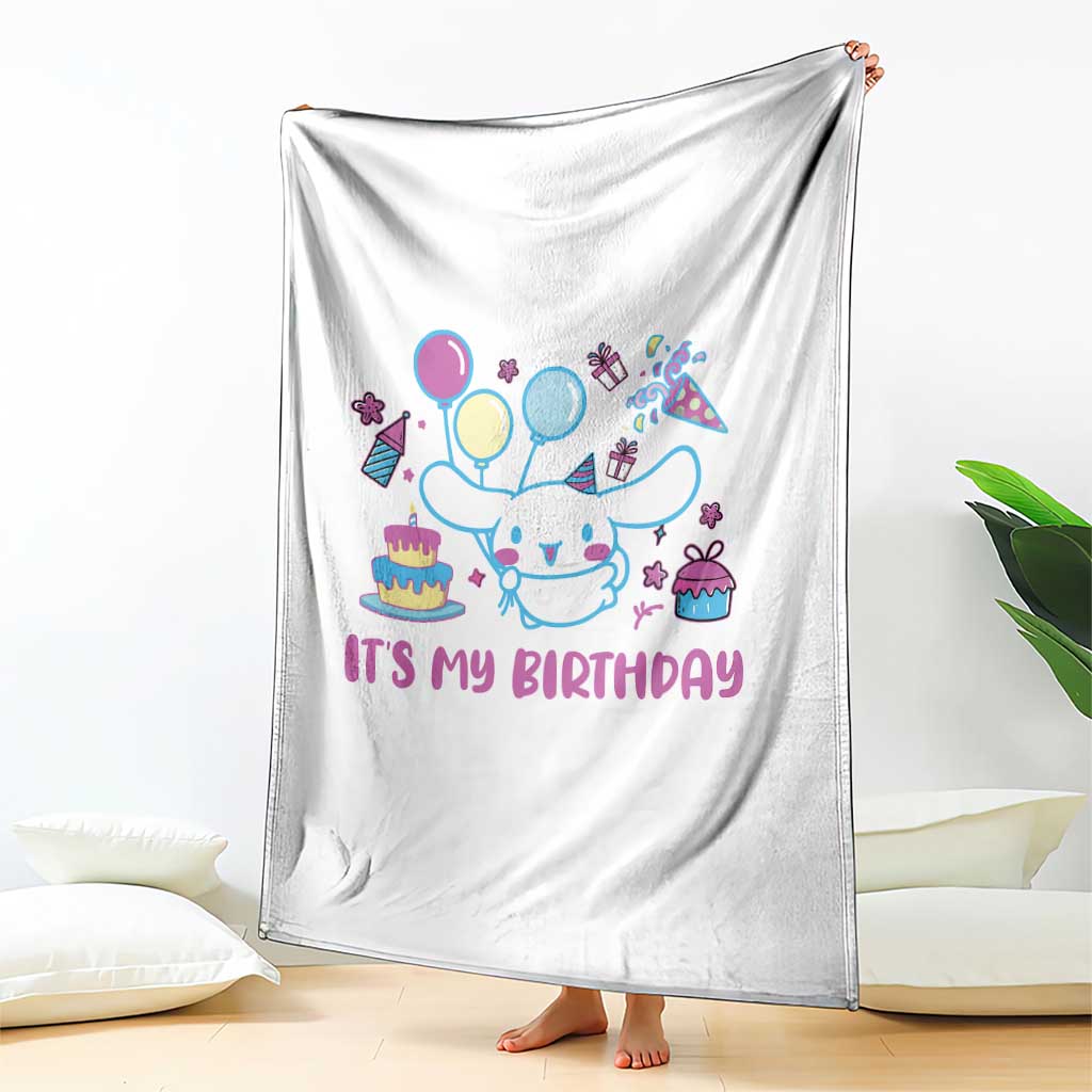 Its My Birthday Throw Blanket Girl Party Funny Bday Family Party