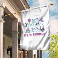 Its My Birthday Garden Flag Girl Party Funny Bday Family Party