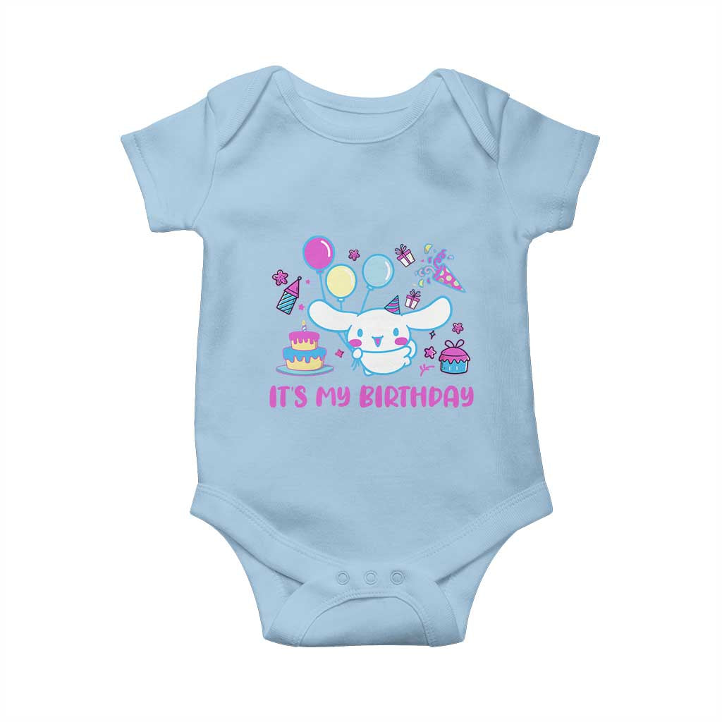 Its My Birthday Baby Onesie Girl Party Funny Bday Family Party
