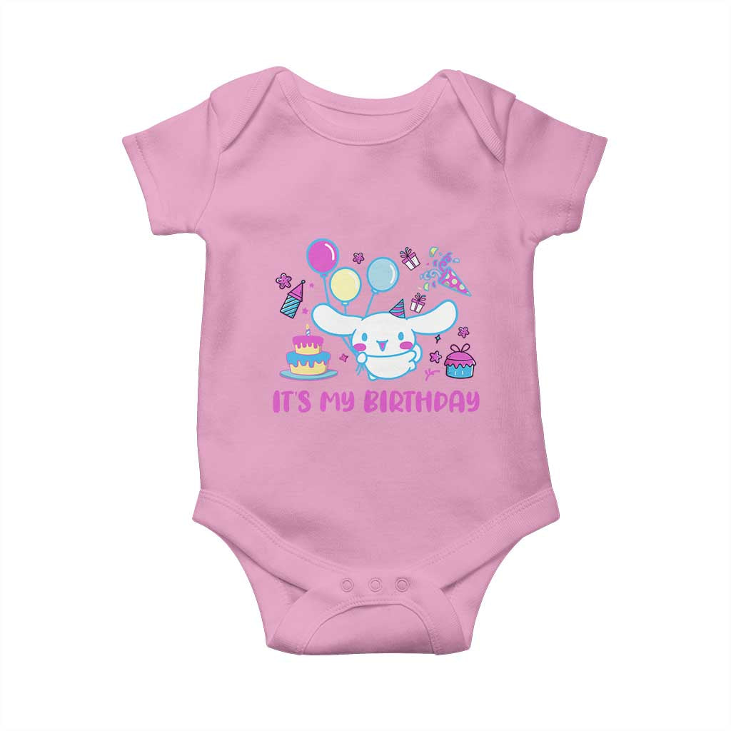 Its My Birthday Baby Onesie Girl Party Funny Bday Family Party