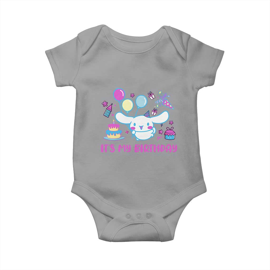 Its My Birthday Baby Onesie Girl Party Funny Bday Family Party