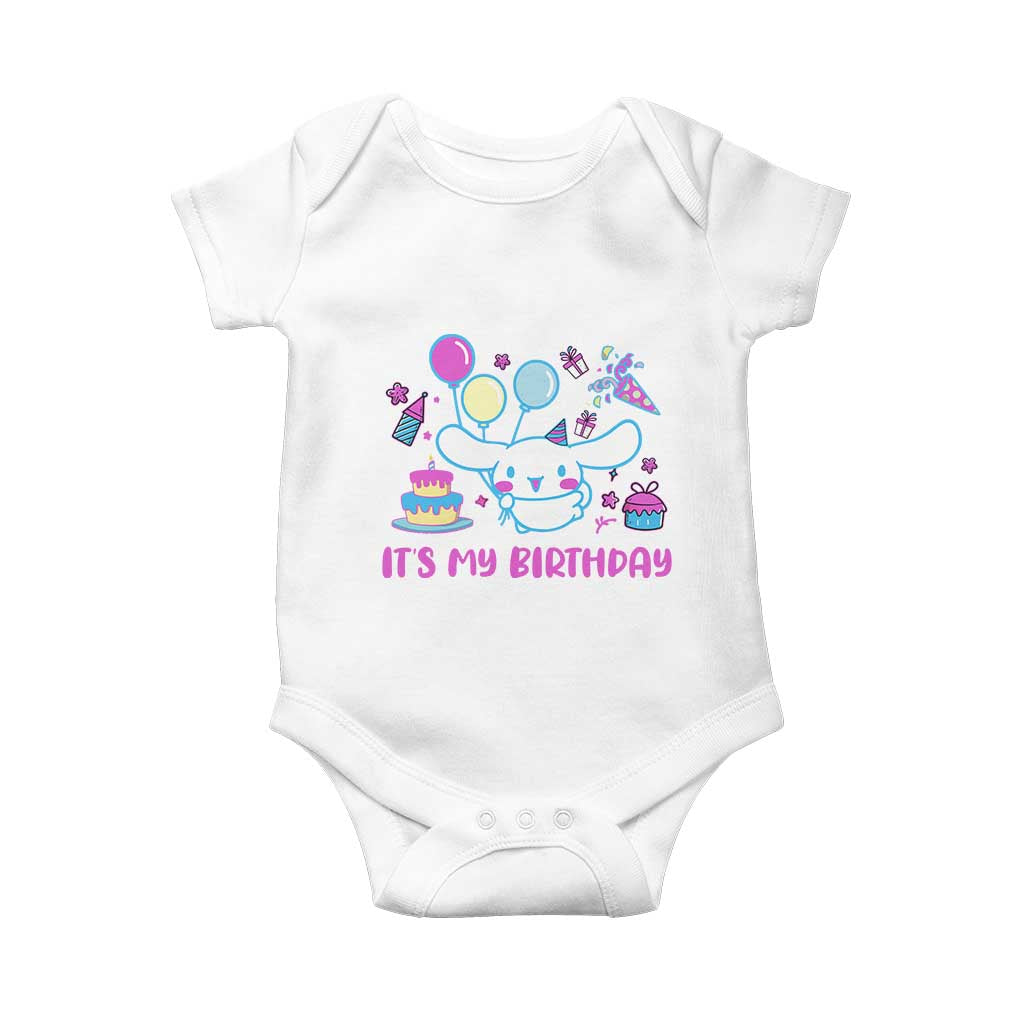 Its My Birthday Baby Onesie Girl Party Funny Bday Family Party