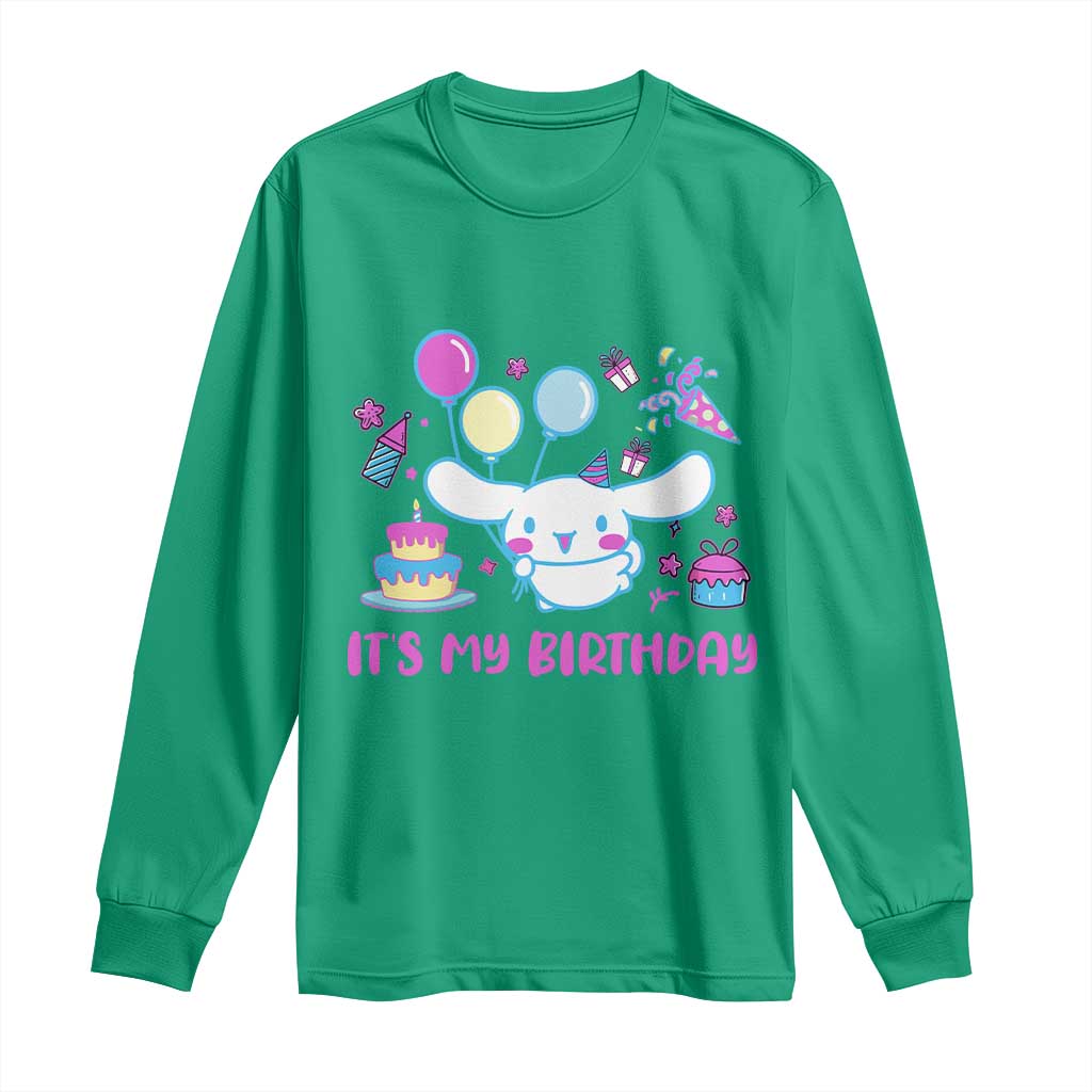 Its My Birthday Long Sleeve Shirt Girl Party Funny Bday Family Party