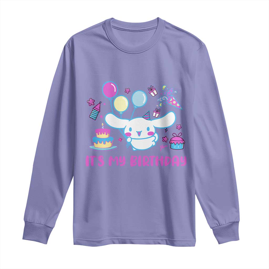 Its My Birthday Long Sleeve Shirt Girl Party Funny Bday Family Party