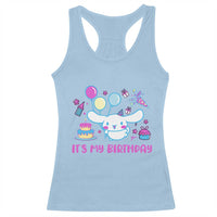 Its My Birthday Racerback Tank Top Girl Party Funny Bday Family Party