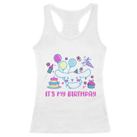 Its My Birthday Racerback Tank Top Girl Party Funny Bday Family Party