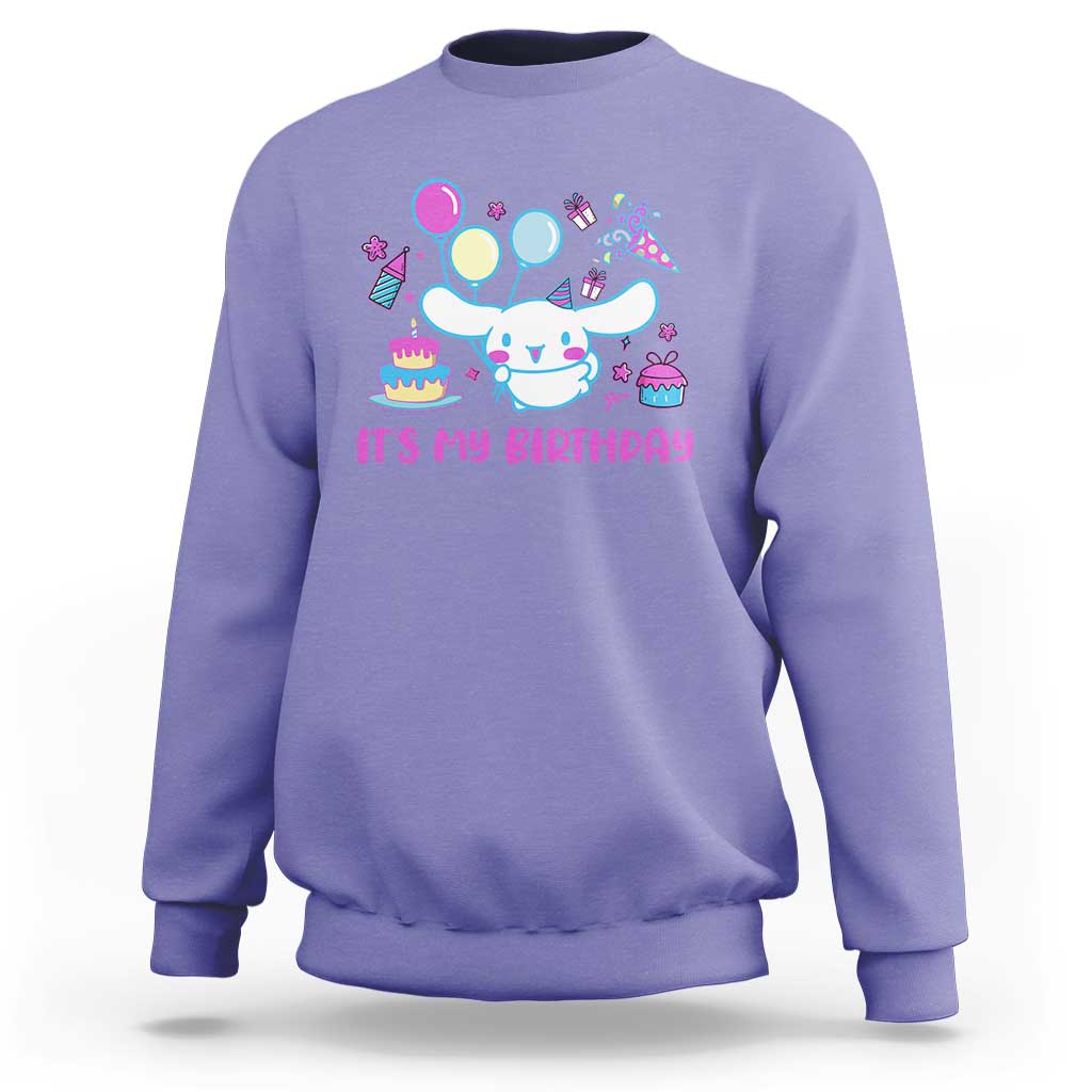 Its My Birthday Sweatshirt Girl Party Funny Bday Family Party