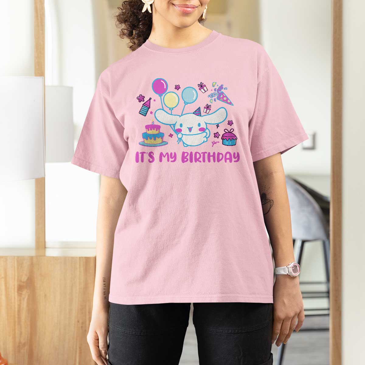 Its My Birthday T Shirt For Women Girl Party Funny Bday Family Party