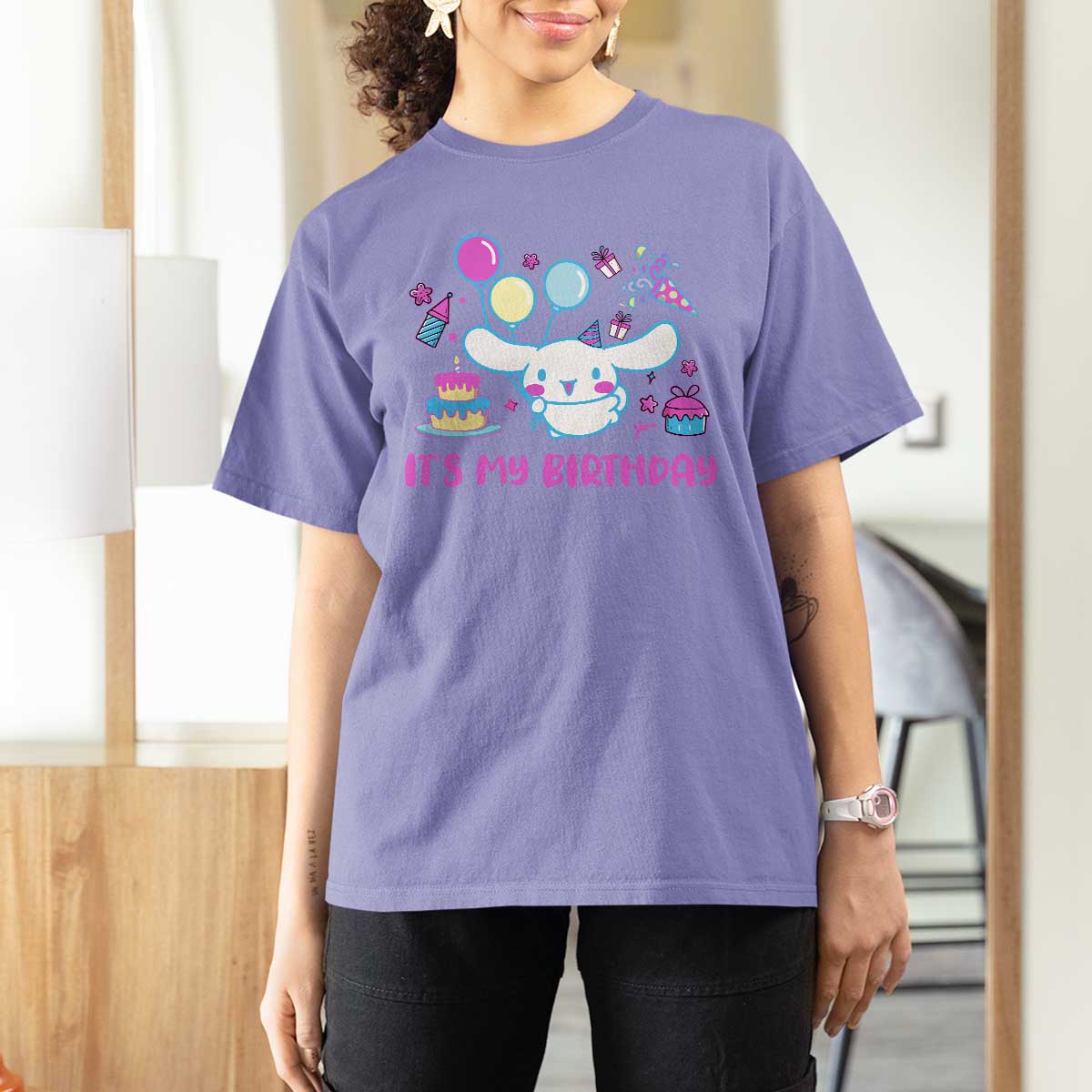 Its My Birthday T Shirt For Women Girl Party Funny Bday Family Party