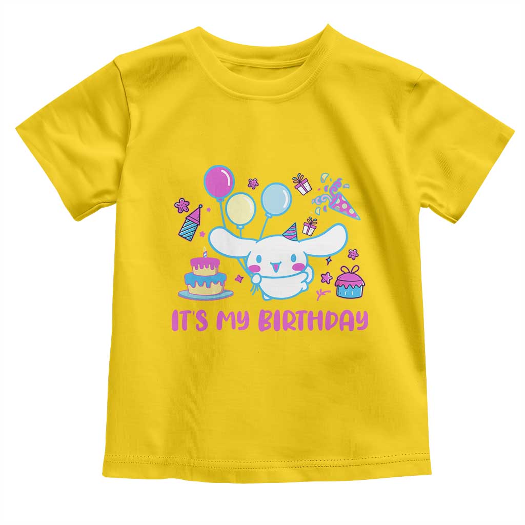 Its My Birthday Toddler T Shirt Girl Party Funny Bday Family Party