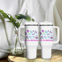 Its My Birthday Tumbler With Handle Girl Party Funny Bday Family Party
