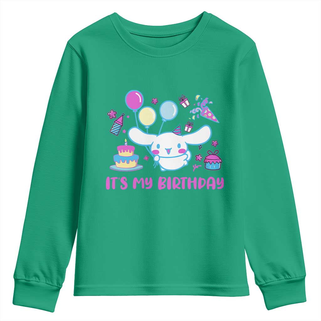 Its My Birthday Youth Sweatshirt Girl Party Funny Bday Family Party