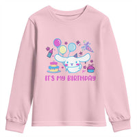 Its My Birthday Youth Sweatshirt Girl Party Funny Bday Family Party