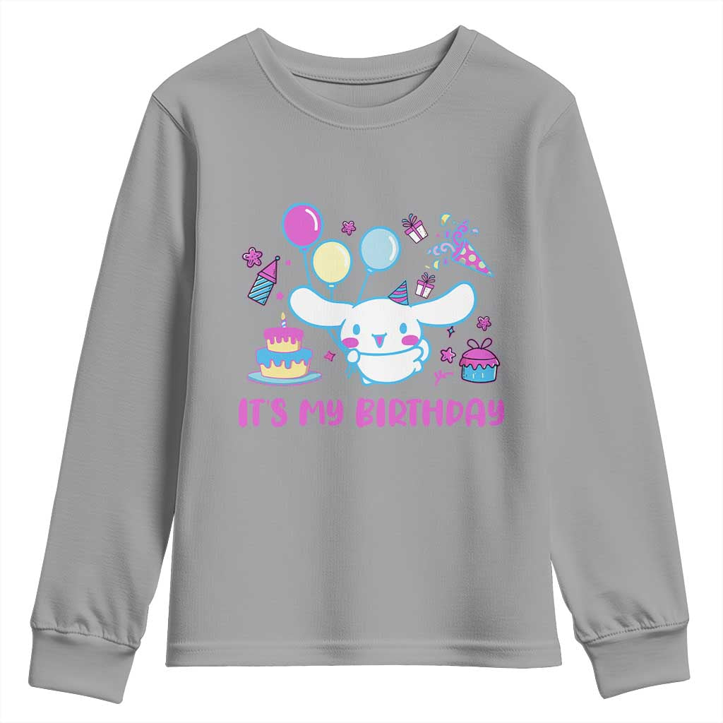Its My Birthday Youth Sweatshirt Girl Party Funny Bday Family Party