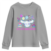 Its My Birthday Youth Sweatshirt Girl Party Funny Bday Family Party
