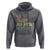 Retro Eat Sleep Jiu Jitsu Repeat Hoodie Vintage JiuJitsu BJJ - Wonder Print Shop