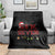 Funny Six Seven Christmas Throw Blanket 67 Meme Gen Alpha Slang Red Plaid Xmas Pajamas - Wonder Print Shop