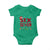 Funny Six Seven Christmas Baby Onesie 67 Meme Gen Alpha Slang Red Plaid Xmas Pajamas - Wonder Print Shop