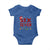 Funny Six Seven Christmas Baby Onesie 67 Meme Gen Alpha Slang Red Plaid Xmas Pajamas - Wonder Print Shop