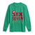 Funny Six Seven Christmas Long Sleeve Shirt 67 Meme Gen Alpha Slang Red Plaid Xmas Pajamas - Wonder Print Shop