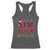Funny Six Seven Christmas Racerback Tank Top 67 Meme Gen Alpha Slang Red Plaid Xmas Pajamas - Wonder Print Shop