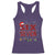 Funny Six Seven Christmas Racerback Tank Top 67 Meme Gen Alpha Slang Red Plaid Xmas Pajamas - Wonder Print Shop